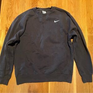 Nike Men's Dark Gray Crewneck Sweater